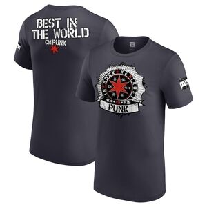 WWE Graphic T-Shirt CM Punk Best In The World Medium M